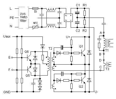 ... 15 a from a pc power supply on pc switching power supply schematic